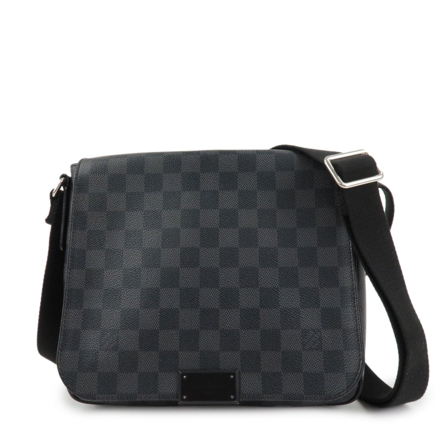 Louis Vuitton Damier Graphite District PM Shoulder Bag Black N41260  d