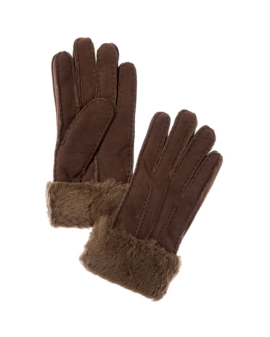 Surell Accessories Shearling Gloves