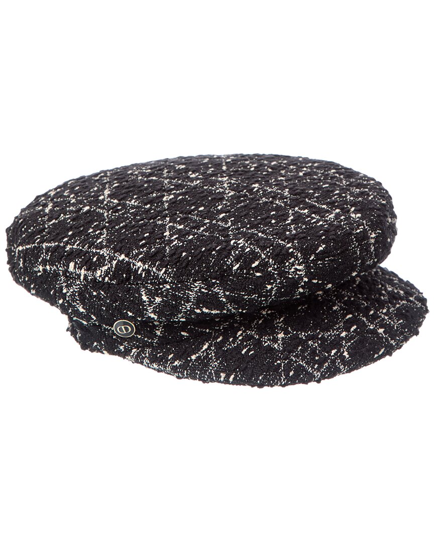 Dior Logo Leather Beret
