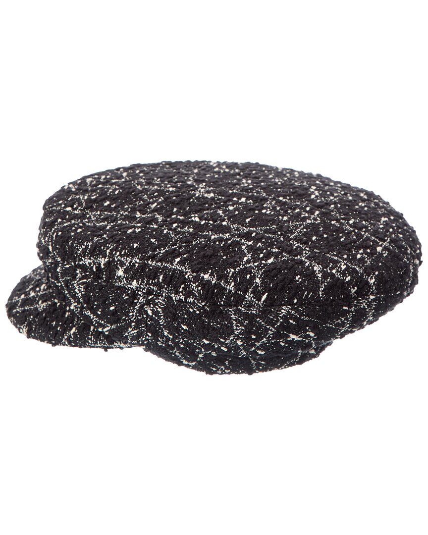 Dior Logo Leather Beret