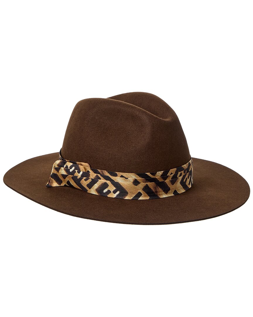 Fendi Silk-Trim Hat