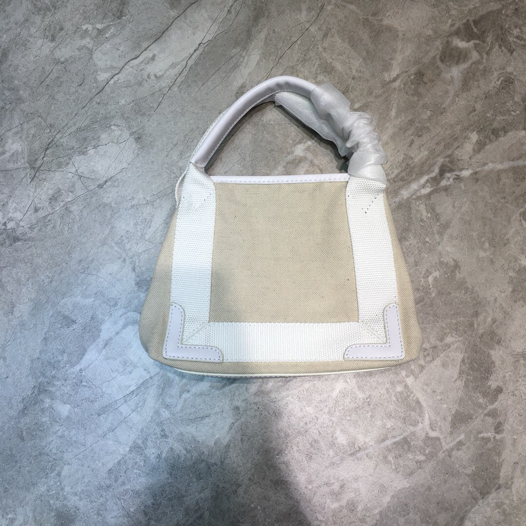 Top Quality Navy XS Tote Bag In White, For Women,  Bags 12.6in/32cm