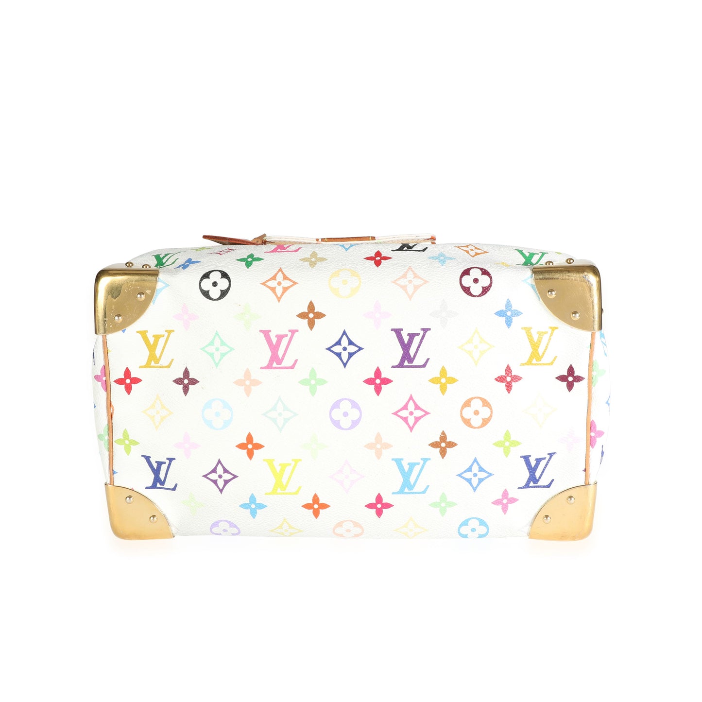 Louis Vuitton  White Monogram Multicolore Speedy 30