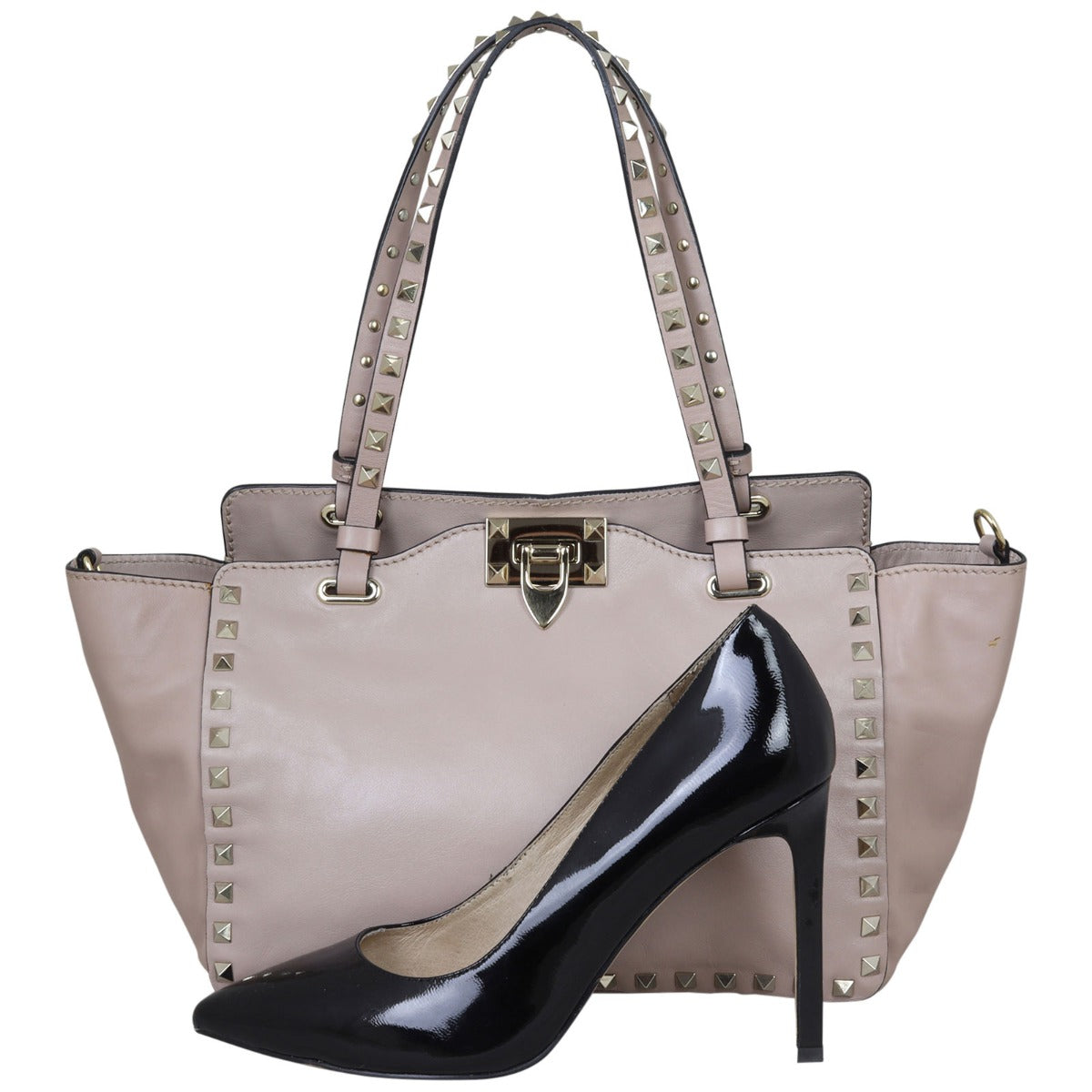 Valentino Rockstud Tote Small
