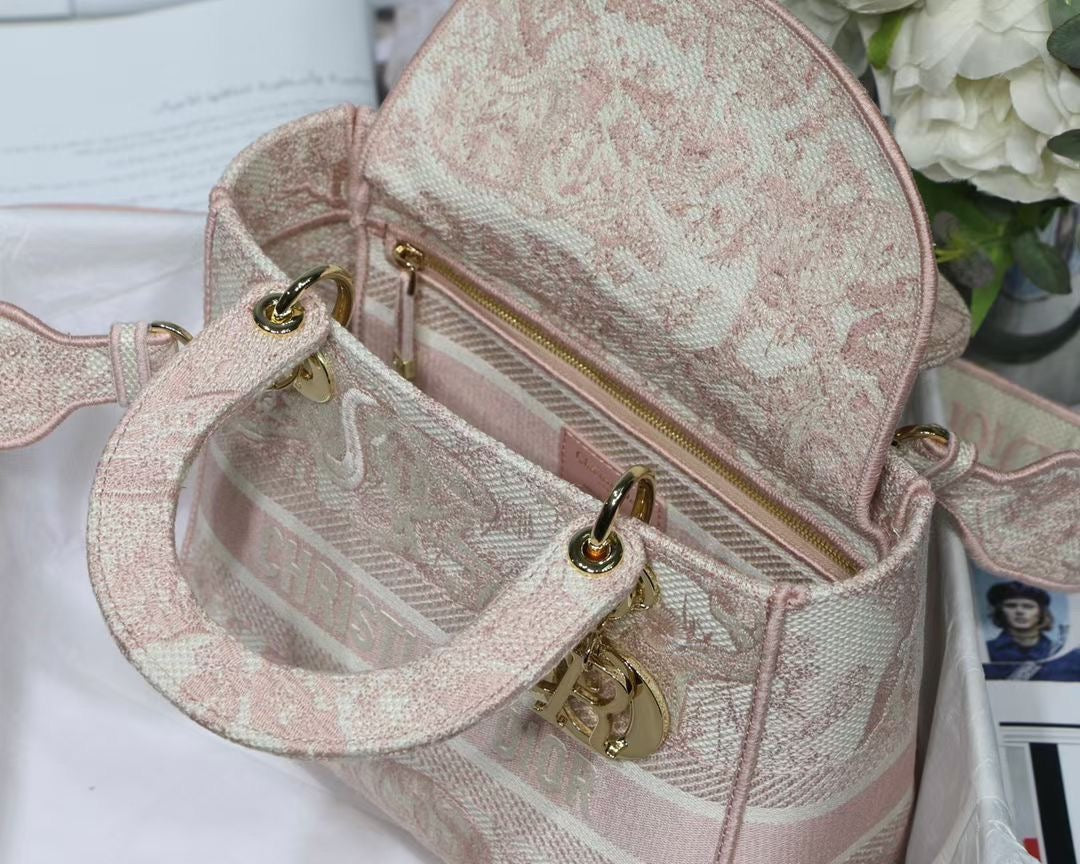 Top Quality MeTop Qualityum Lady D-Lite Bag Pink, For Women, Womens Handbags 24cm/9.5in CD M0565OTDT_M912