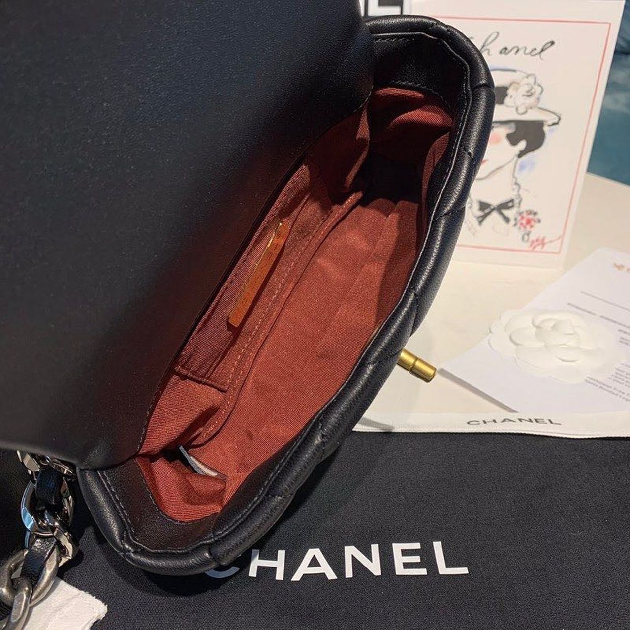 CHL 19 Waist Bag Black For Women Bags 7.8in/20cm AS1163