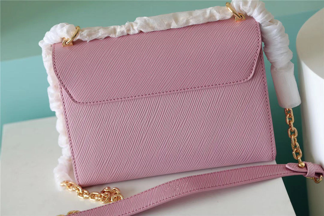 Top Quality Twist MM Epi Guimauve Purple For Women,  Shoulder And Crossbody Bags 9.1in/23cm Top Quality