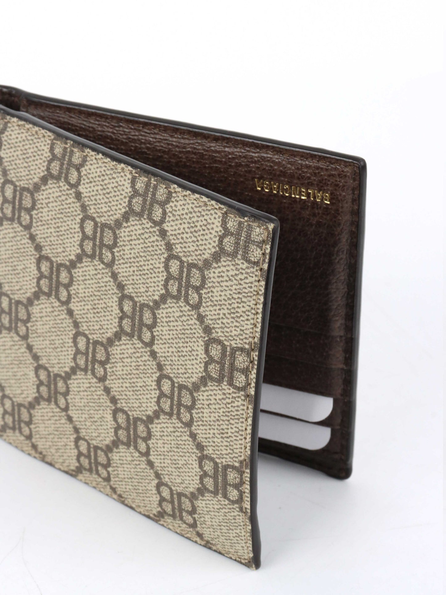 Gucci x Balenciaga The Hacker Project Bifold Coin Wallet.