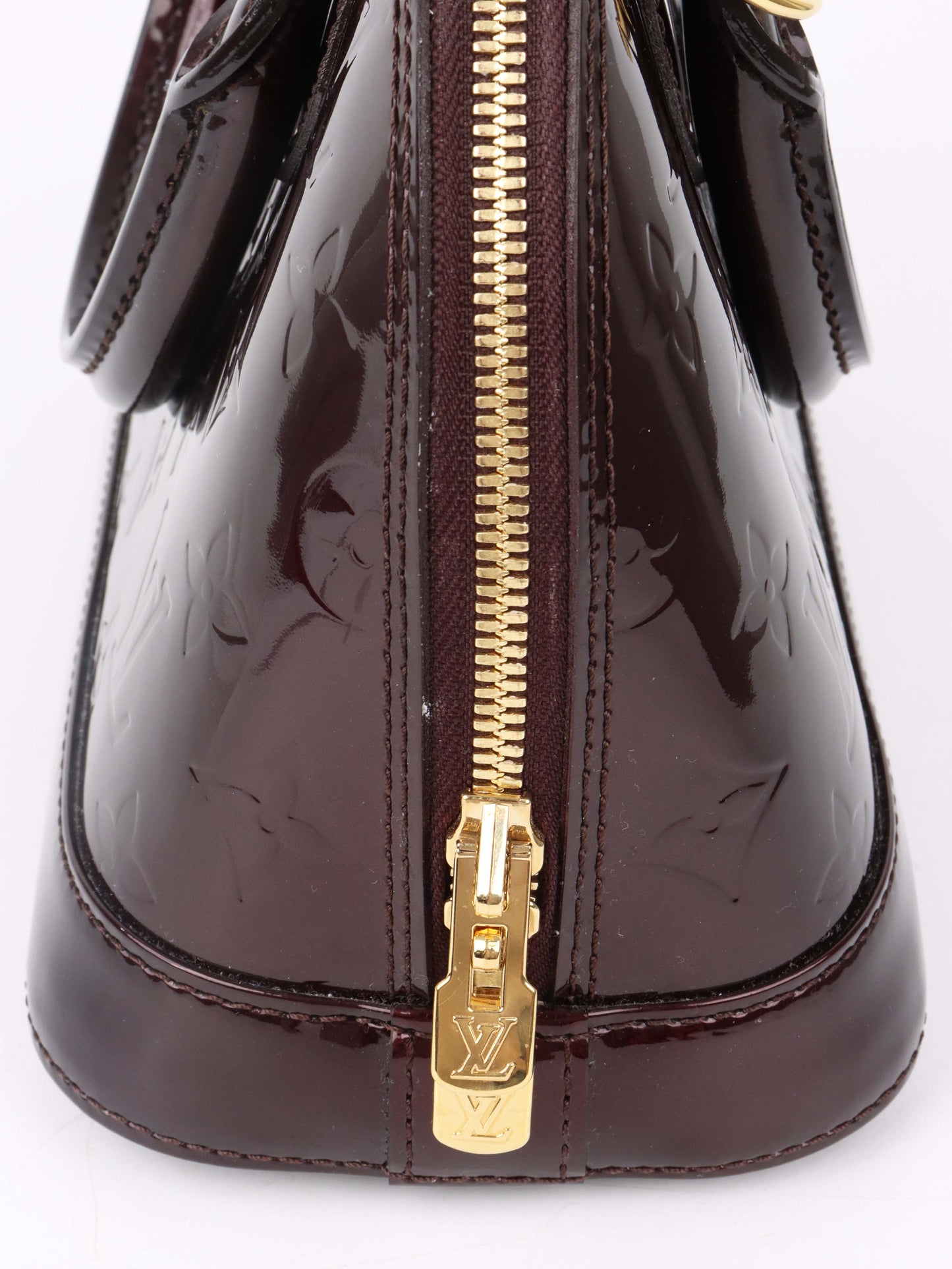 Louis Vuitton Vernis Alma BB Monogram Patent Leather.
