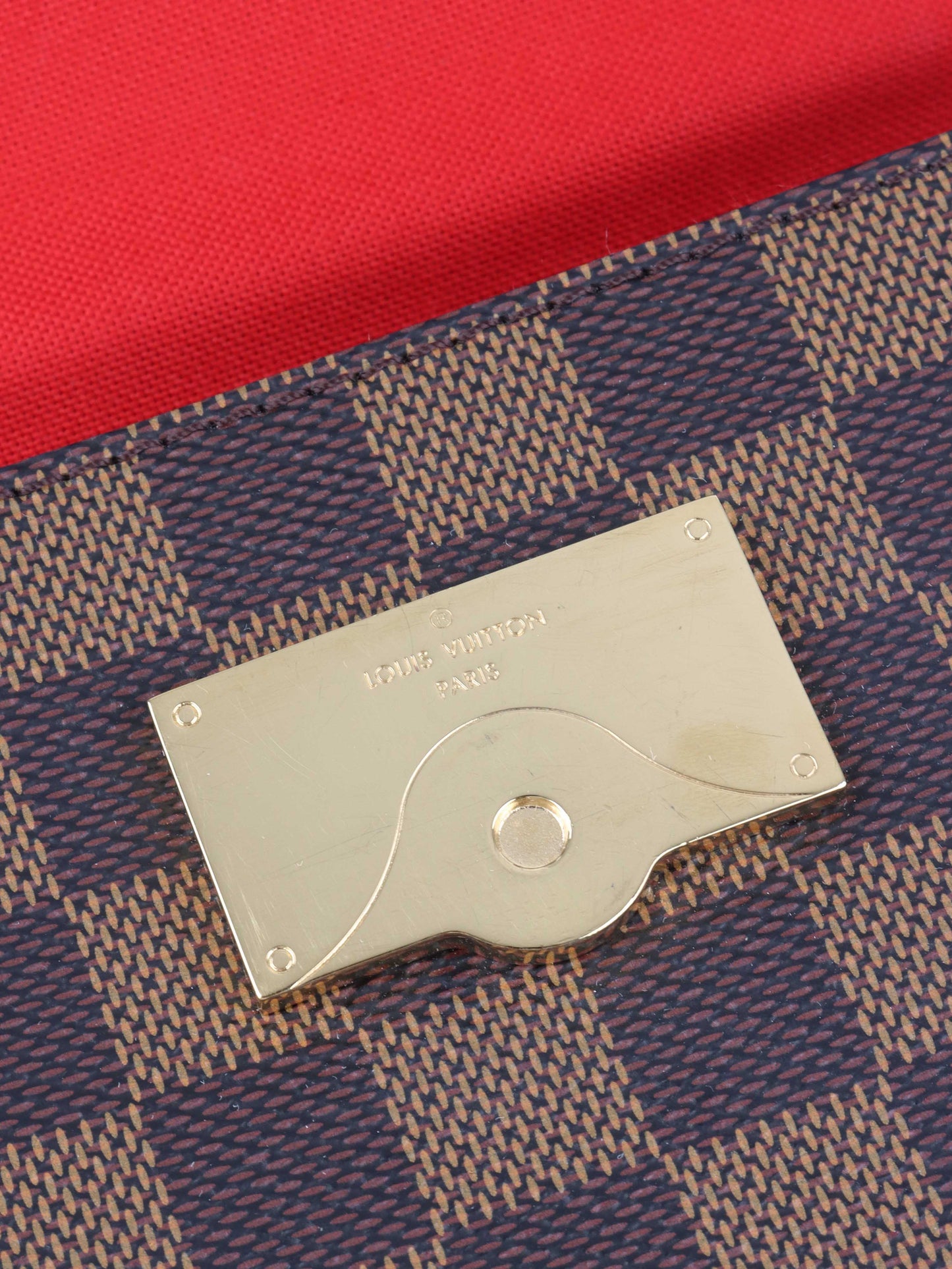 Louis Vuitton Damier Ebene Mini Cluny.