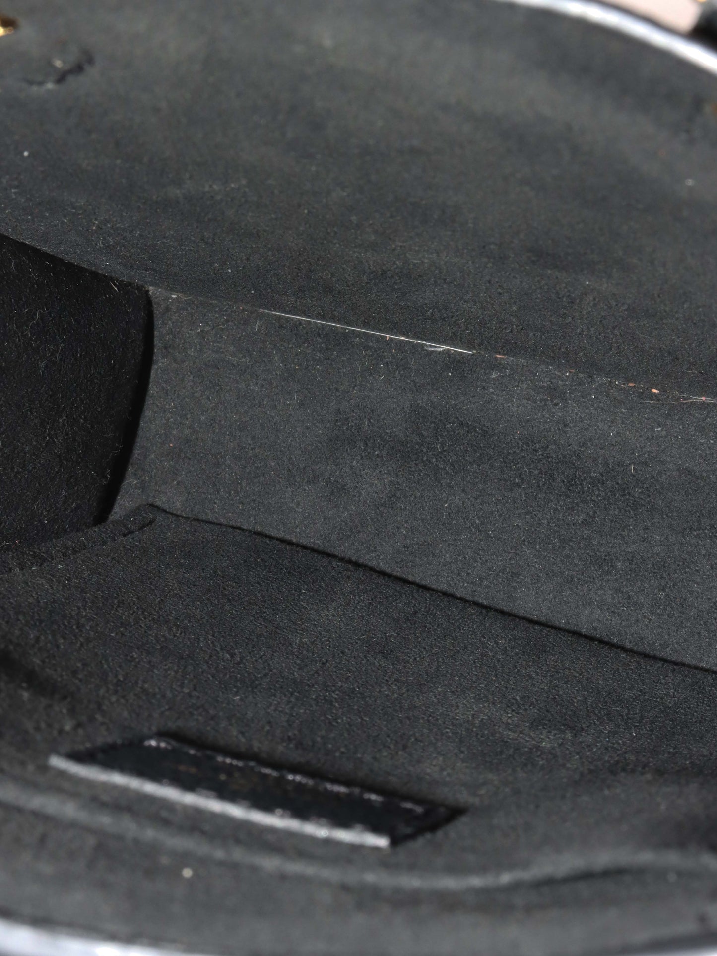 Louis Vuitton Black Mini Sac Plat.
