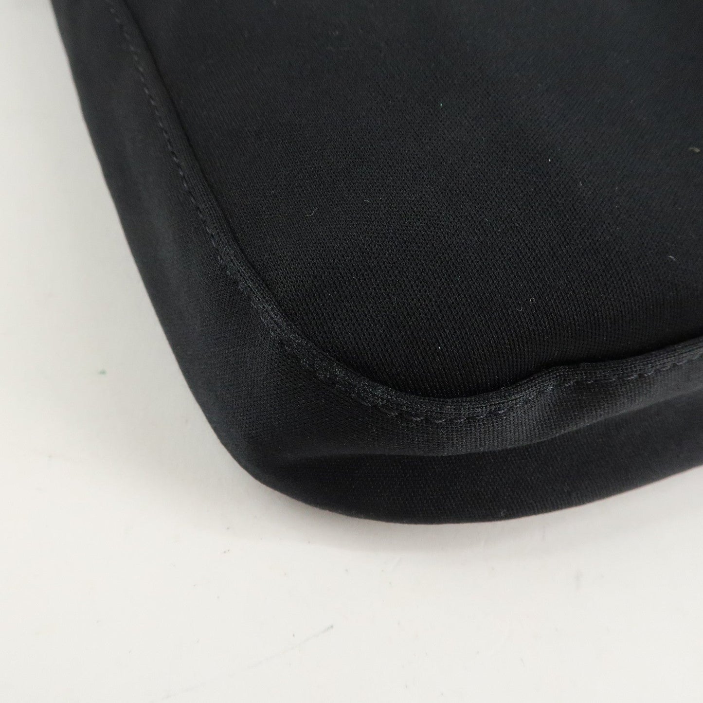FENDI Polyester Leather Shoulder Bag Black 26727  d