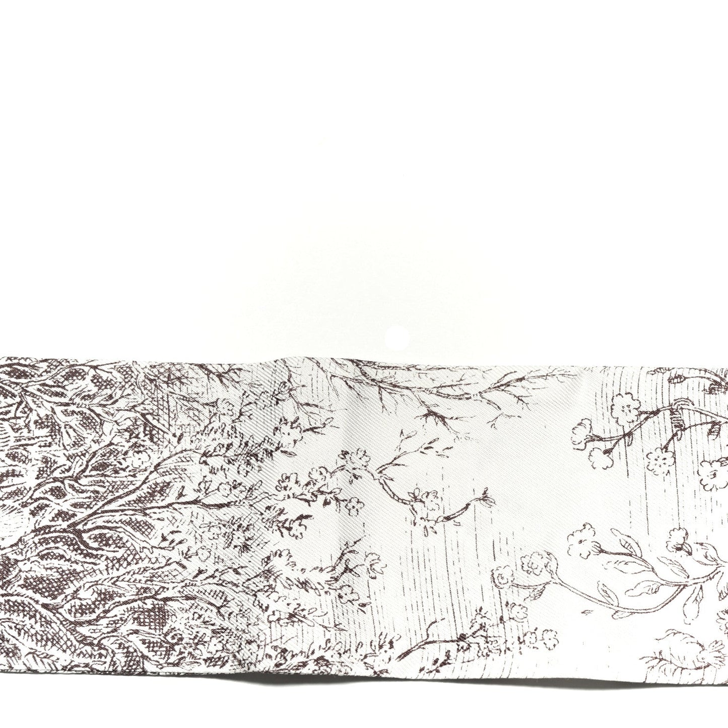 Christian Dior Silk ABCDior "Q" Mitzah Scarf Grey