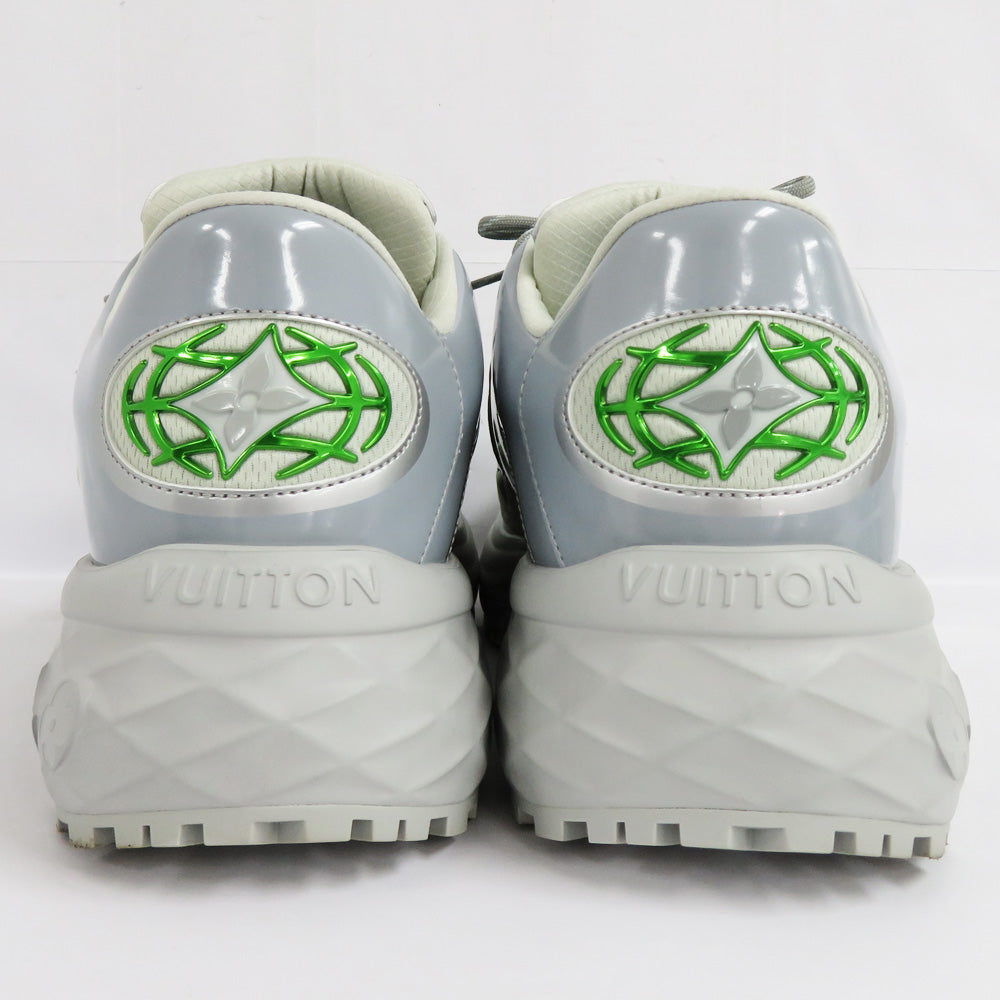Louis Vuitton LV Dialovery Line Sneaker 1ABZ3P Gr 7 Size 26.0cm Silver Green Logo  Shoes