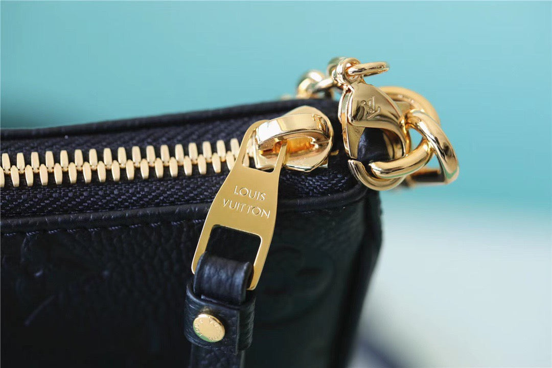 Top Quality Easy Pouch On Strap Monogram Empreinte Black For Women, Womens Handbags, Shoulder Bags And Crossbody Bags 7.5in/19cm Top Quality M80349