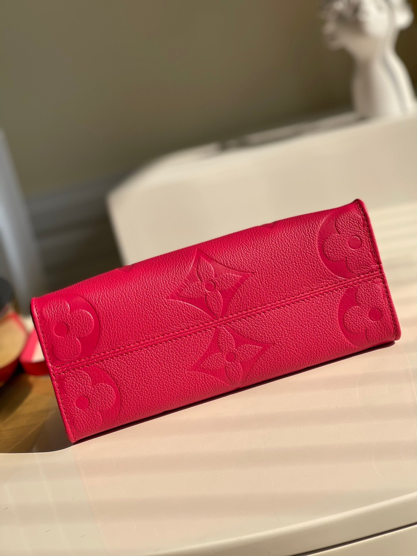 Top Quality OnTheGo PM Tote Bag Monogram Empreinte Rosy For Women, Womens Handbags, Shoulder And Crossbody Bags 9.8in/25cm Top Quality M45660