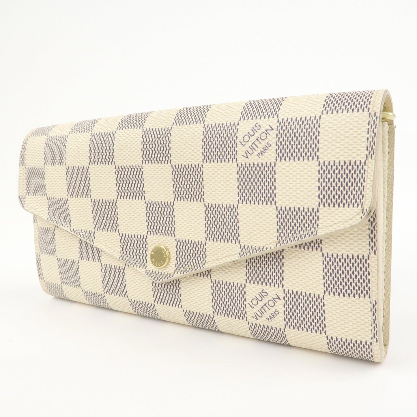 Louis Vuitton Damier Azur Portefeuille Sarah Long Wallet N63208
