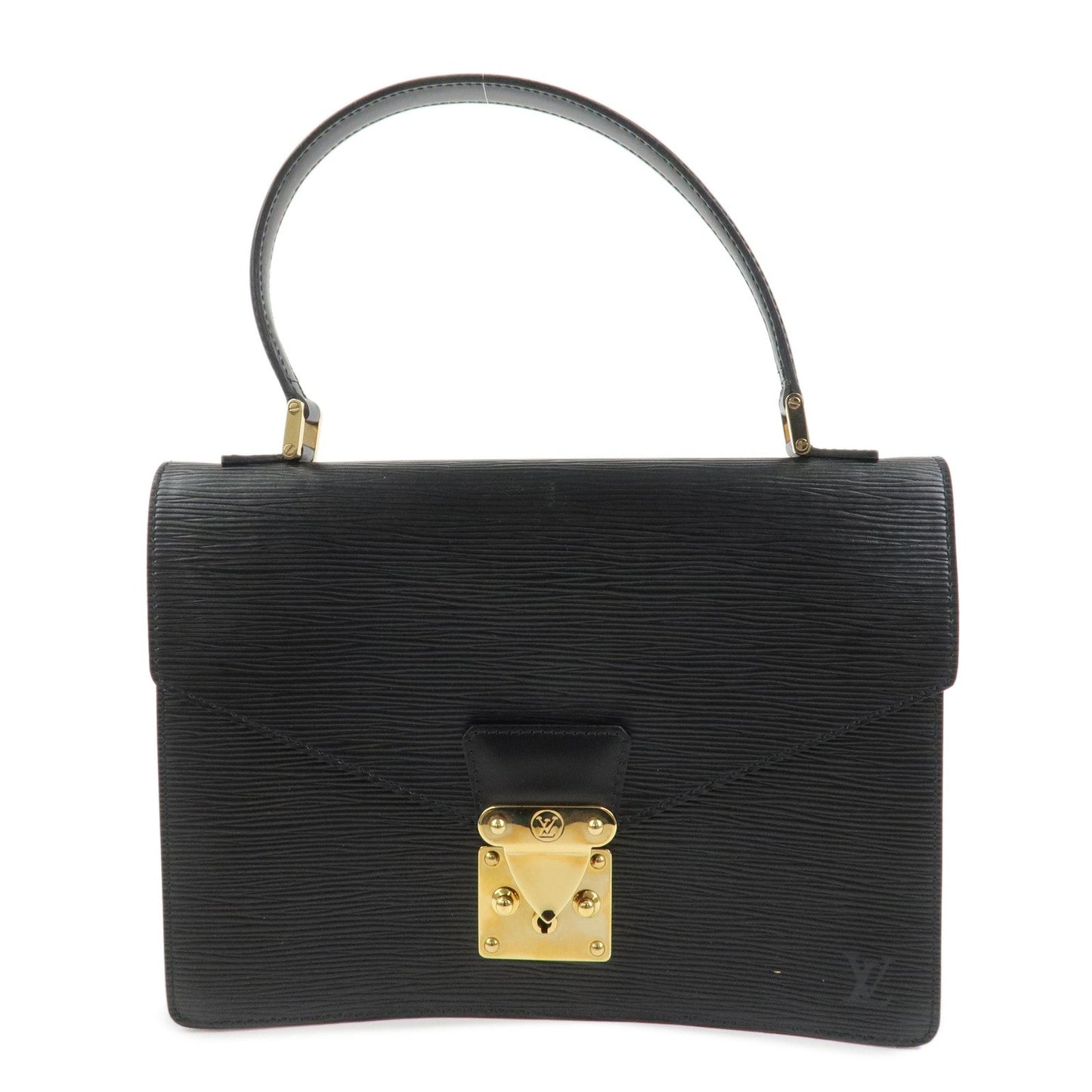 Louis Vuitton Epi Concorde Leather Hand Bag Noir Black M52132