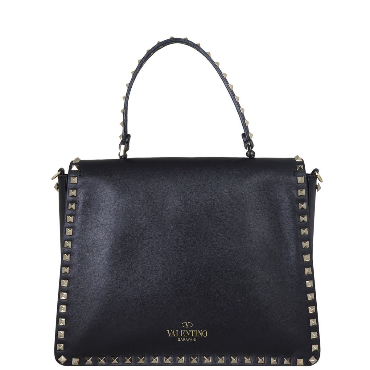 Valentino Vitello Rockstud Flap Bag
