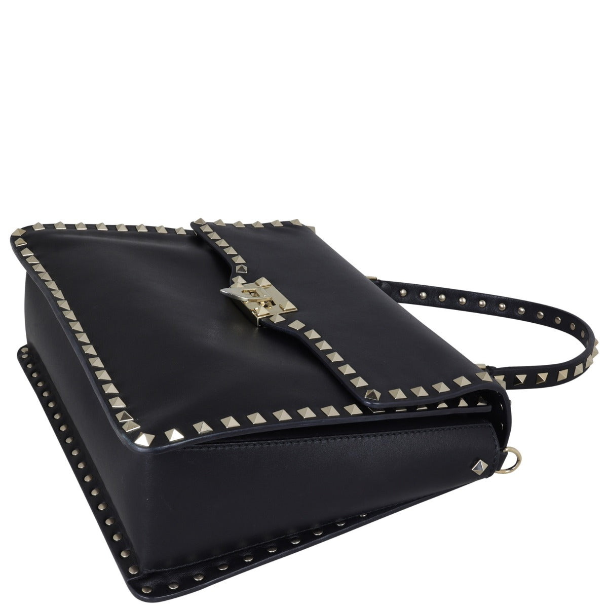 Valentino Vitello Rockstud Flap Bag