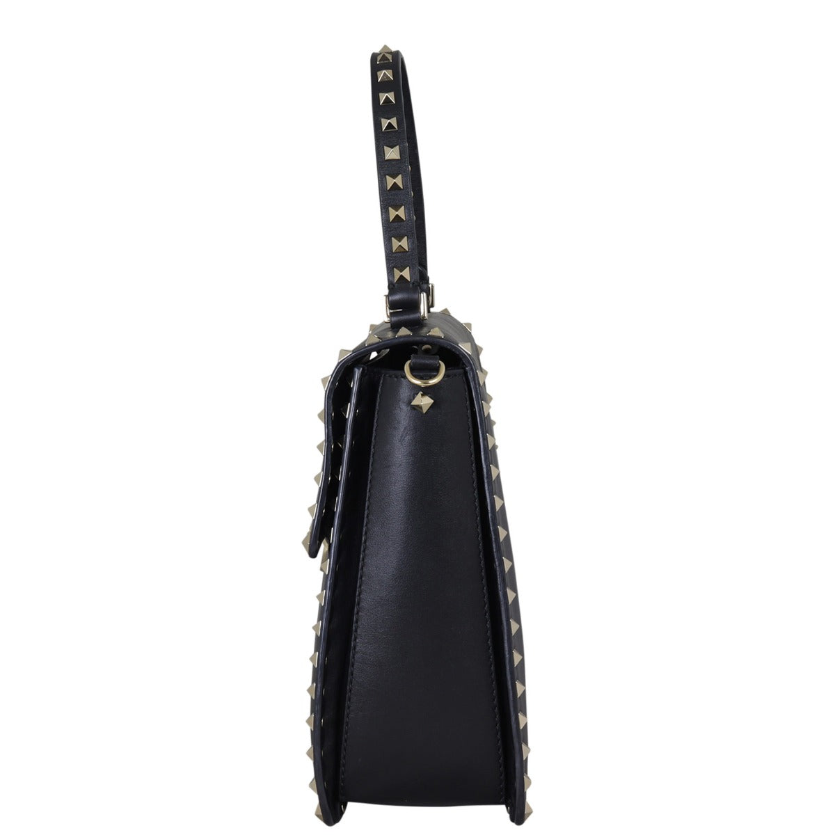 Valentino Vitello Rockstud Flap Bag