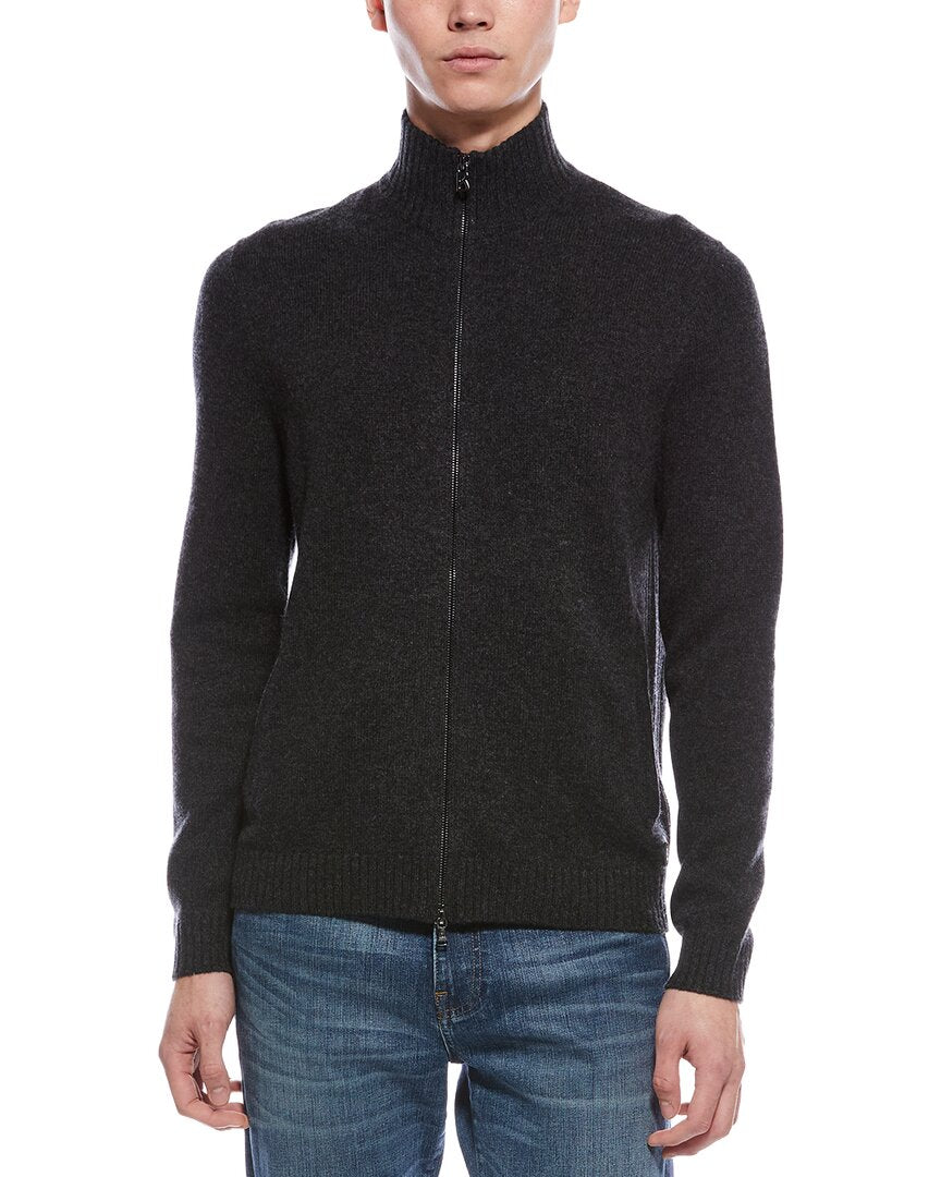 Bogner Dexter Wool & Cashmere-Blend Mock Cardigan