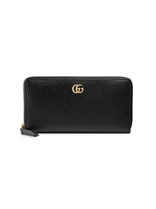 Gucci - Leather zip around wallet - women - Leather/metal - One Size - Black