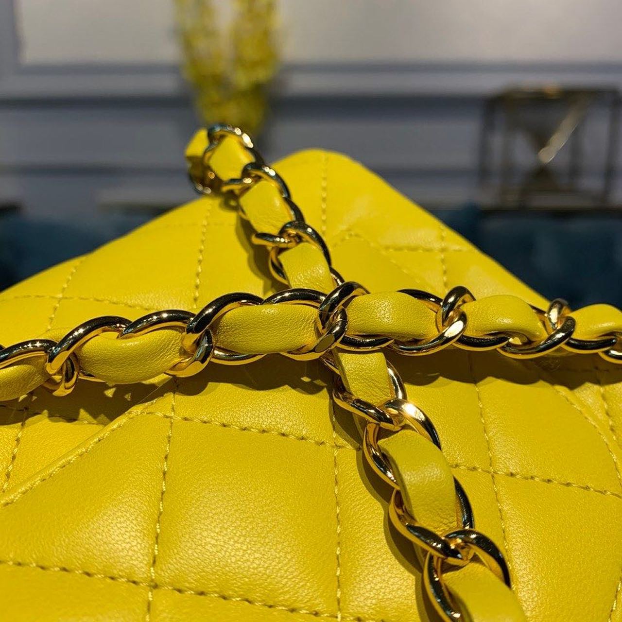 CHLMini Top Qualityap Bag Yellow For Women Bags, Shoulder And Crossbody Bags 6.7in/17cm A35200