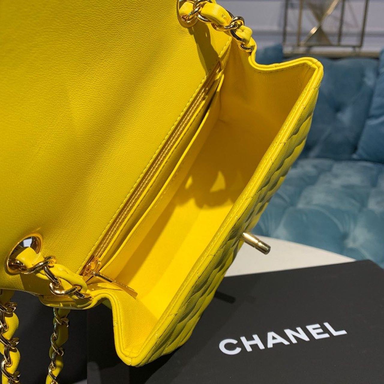 CHLMini Top Qualityap Bag Yellow For Women Bags, Shoulder And Crossbody Bags 6.7in/17cm A35200
