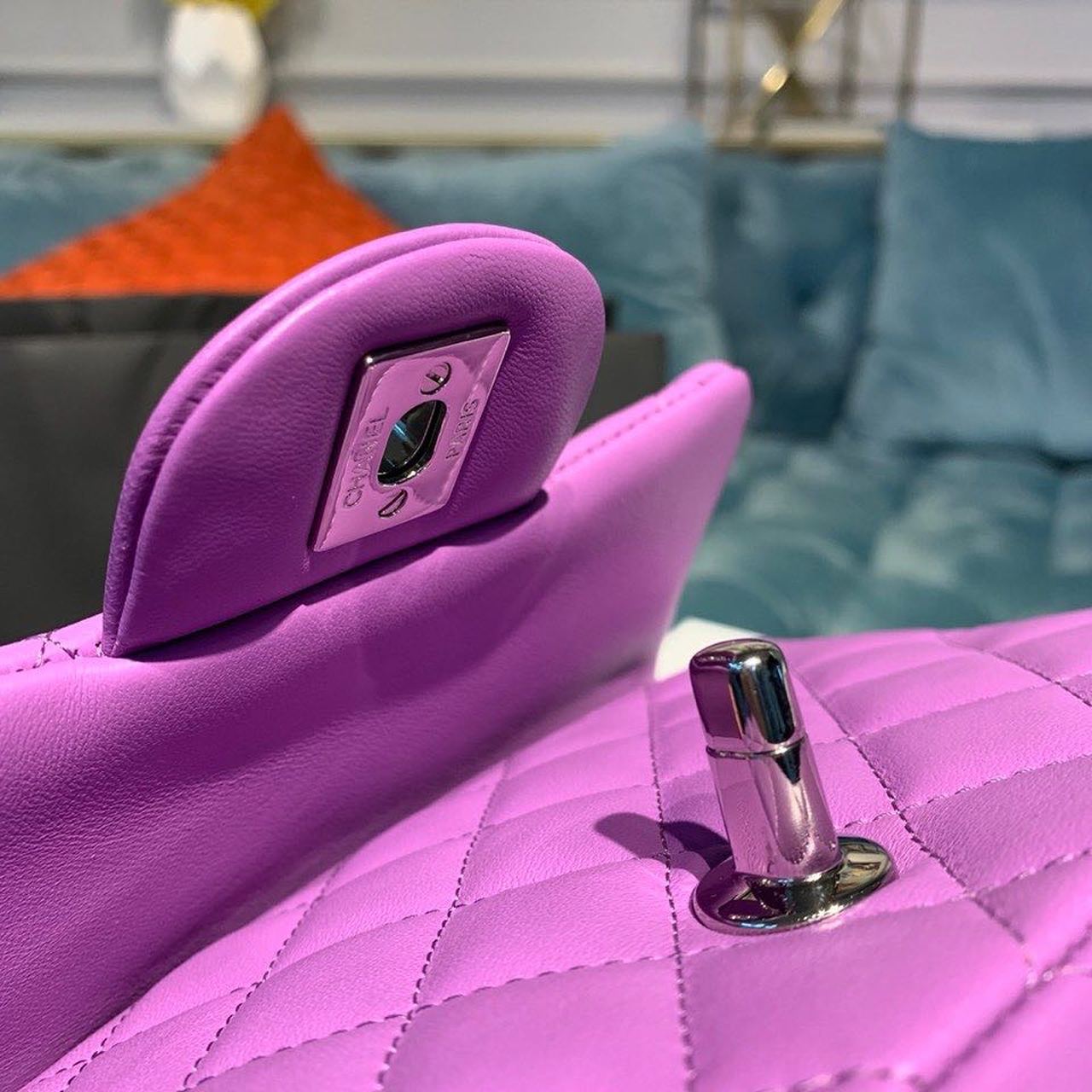 CHLMini Flap Bag Purple For Women, Women’s Bags, Shoulder And Crossbody Bags 6.7in/17cm A35200