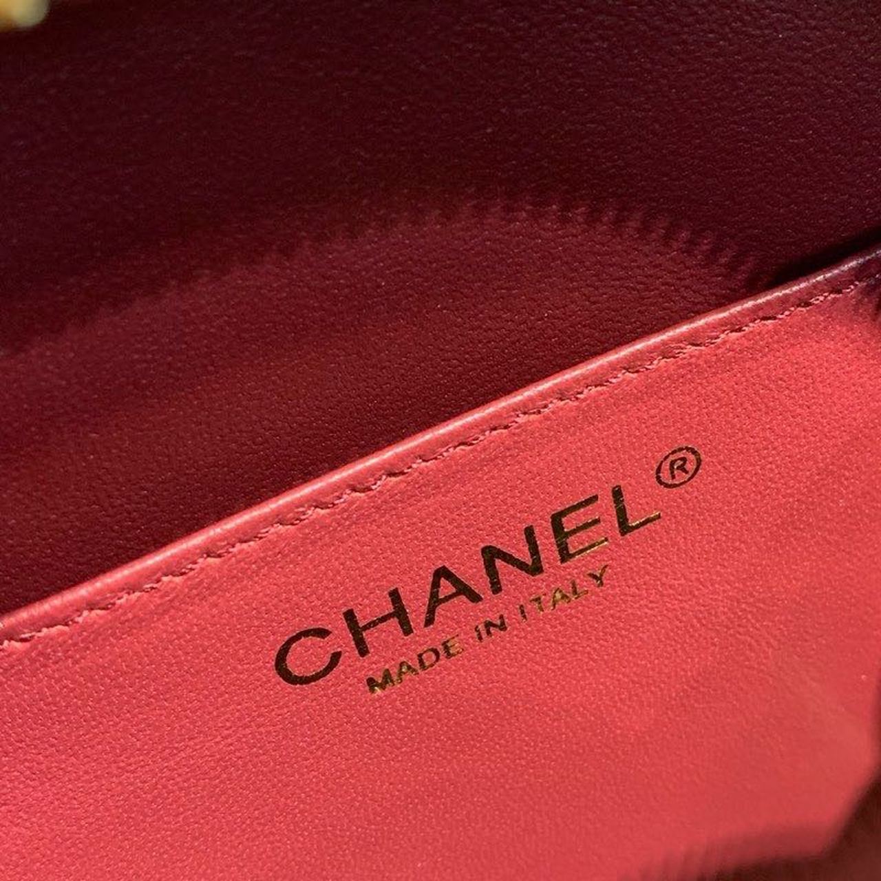 CHL Top QualityTop Qualityligree Vertical Vanity Case Bag Burgundy For Women, Women’s Handbags, Shoulder And Crossbody Bags 6.7in/17cm