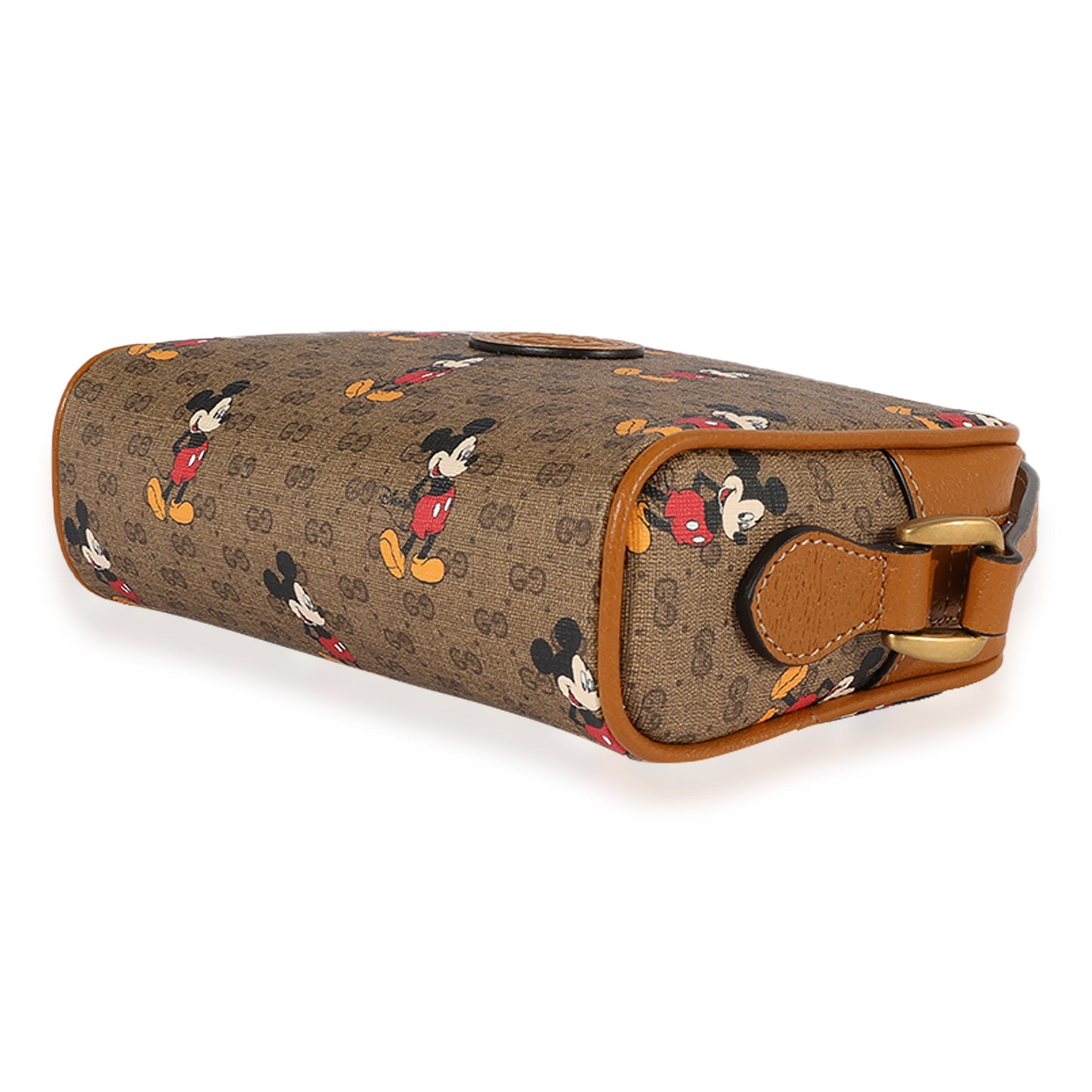 Gucci x Disney Vintage GG Supreme Mickey Mo  Shoulder Bag