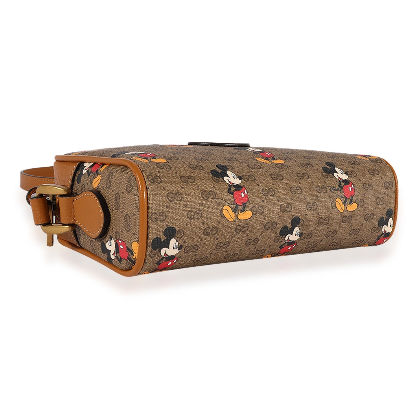Gucci x Disney Vintage GG Supreme Mickey Mo  Shoulder Bag