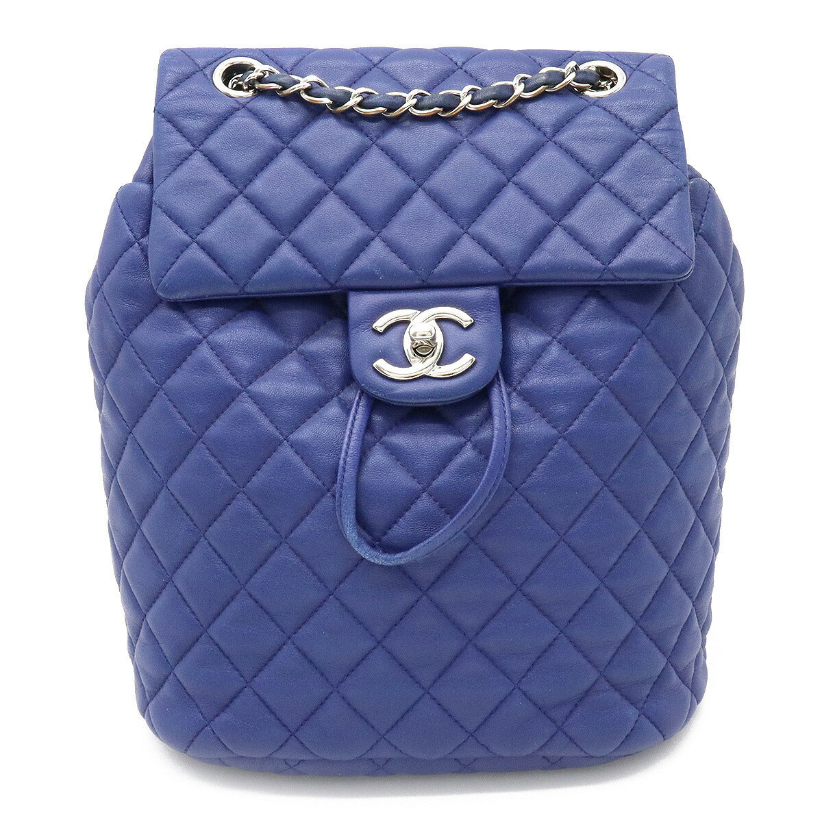 Chanel Lambskin Matelassé Coco Mark Backpack A91121
