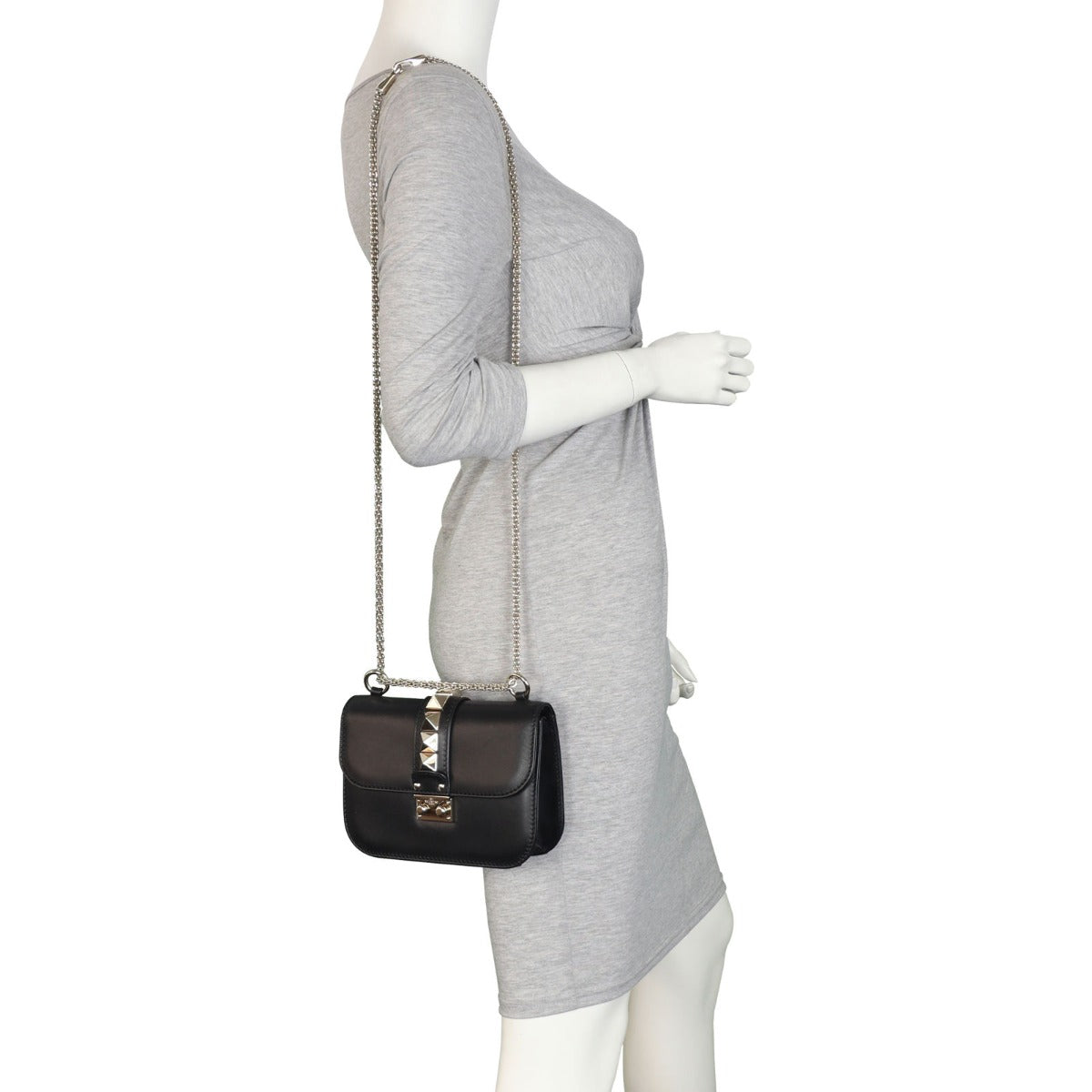 Valentino Glam Lock Small Shoulder Bag