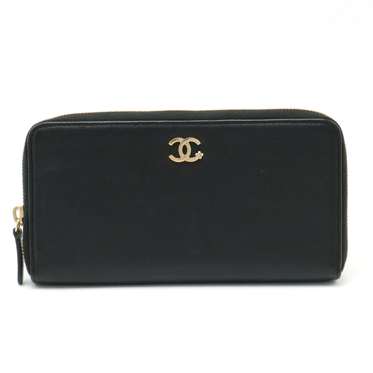 Chanel Lucky Flower Leather Long Wallet