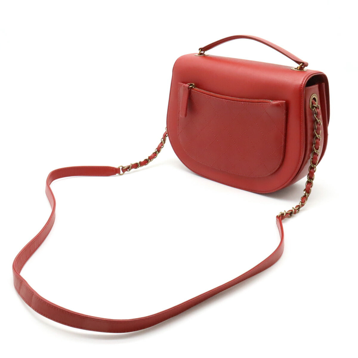 Chanel Goatskin Coco Curve 2way Shoulder Bag A93461