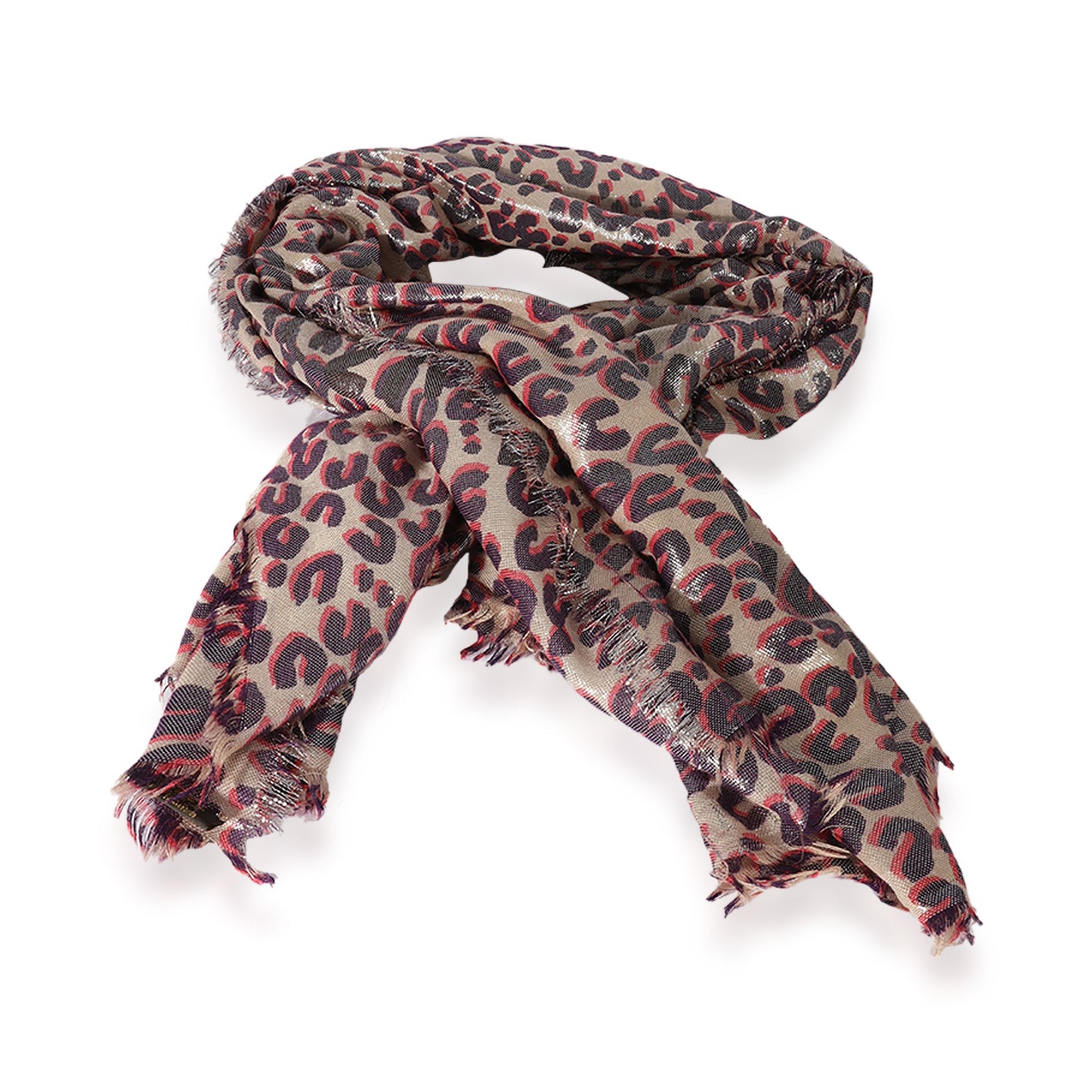 Louis Vuitton  Multicolor Leopard Stefan Spro  Stole