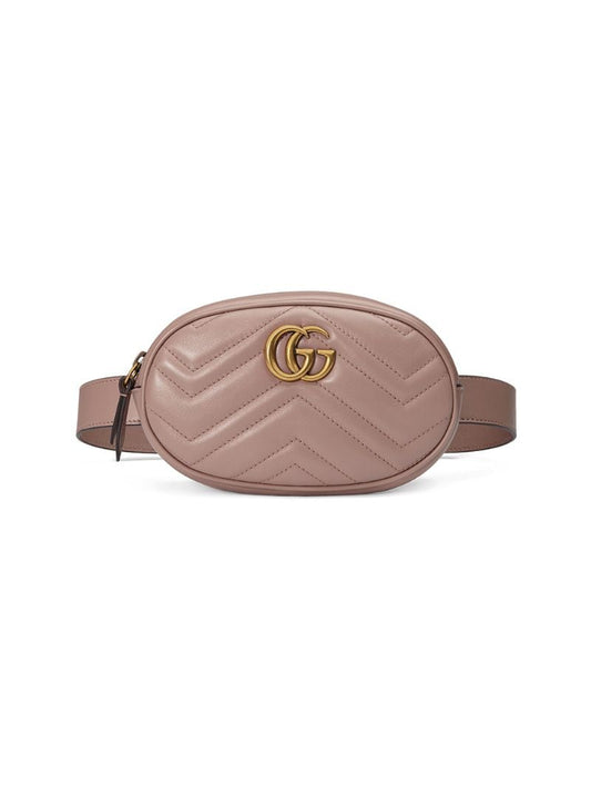 Gucci - GG Marmont matelassé belt bag - women - Leather/metal - 85, 95, 75, 105 - NEUTRALS