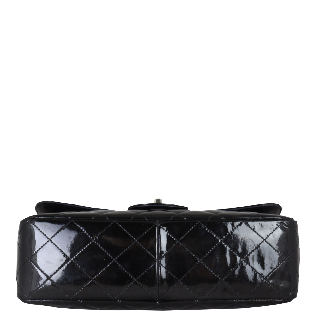 Chanel Classic Single Flap Jumbo Patent |  Black Quilted Patent