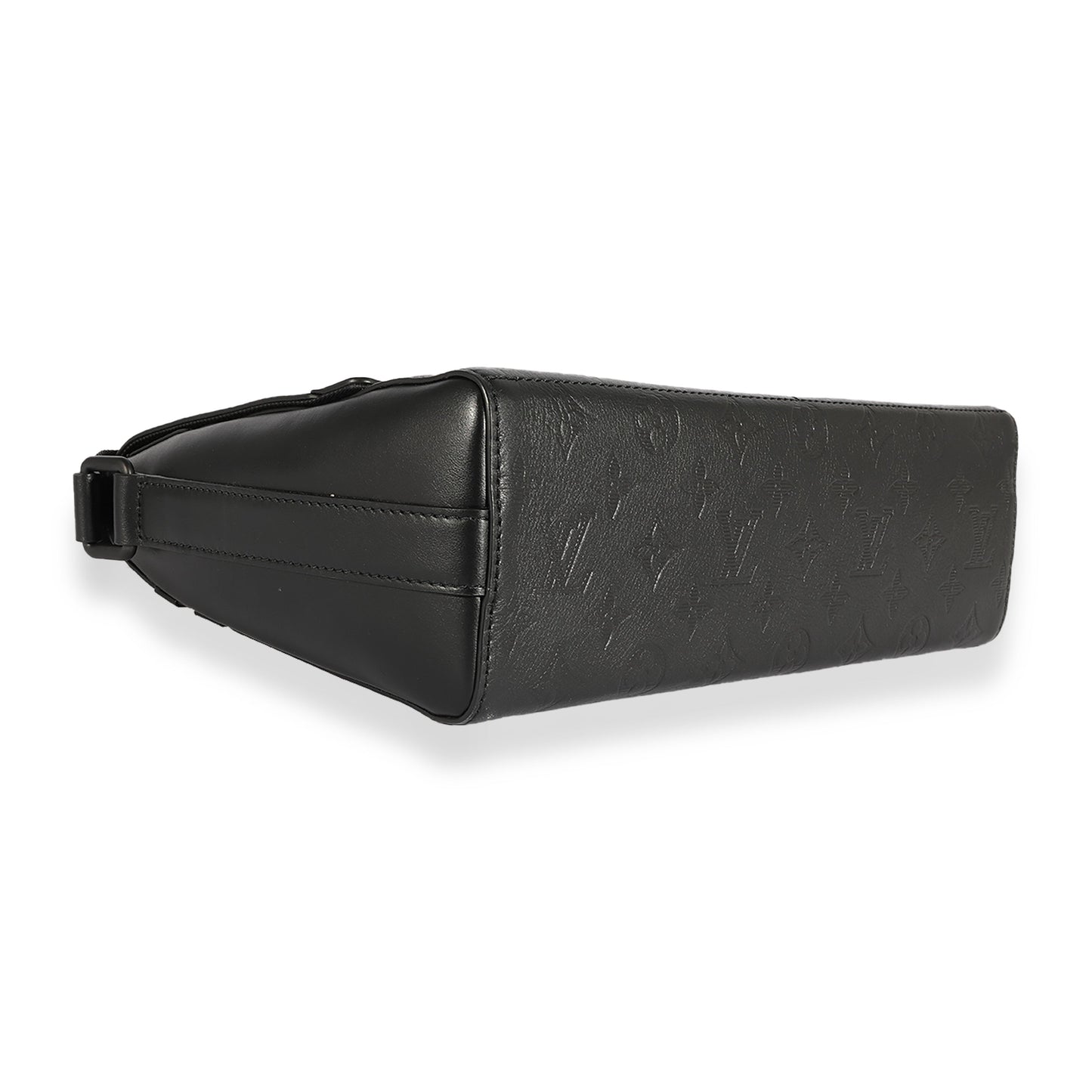LOUIS VUITTON Black Monogram Shadow Sprinter Messenger