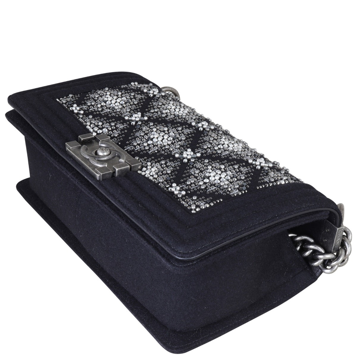 Chanel Boy Old Medium Embroidered