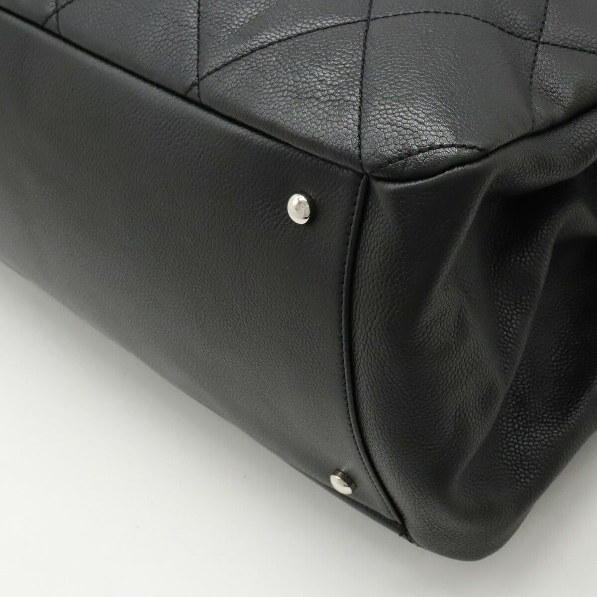 Chanel Caviar Skin Matelasse Coco Mark Tote Bag A46886