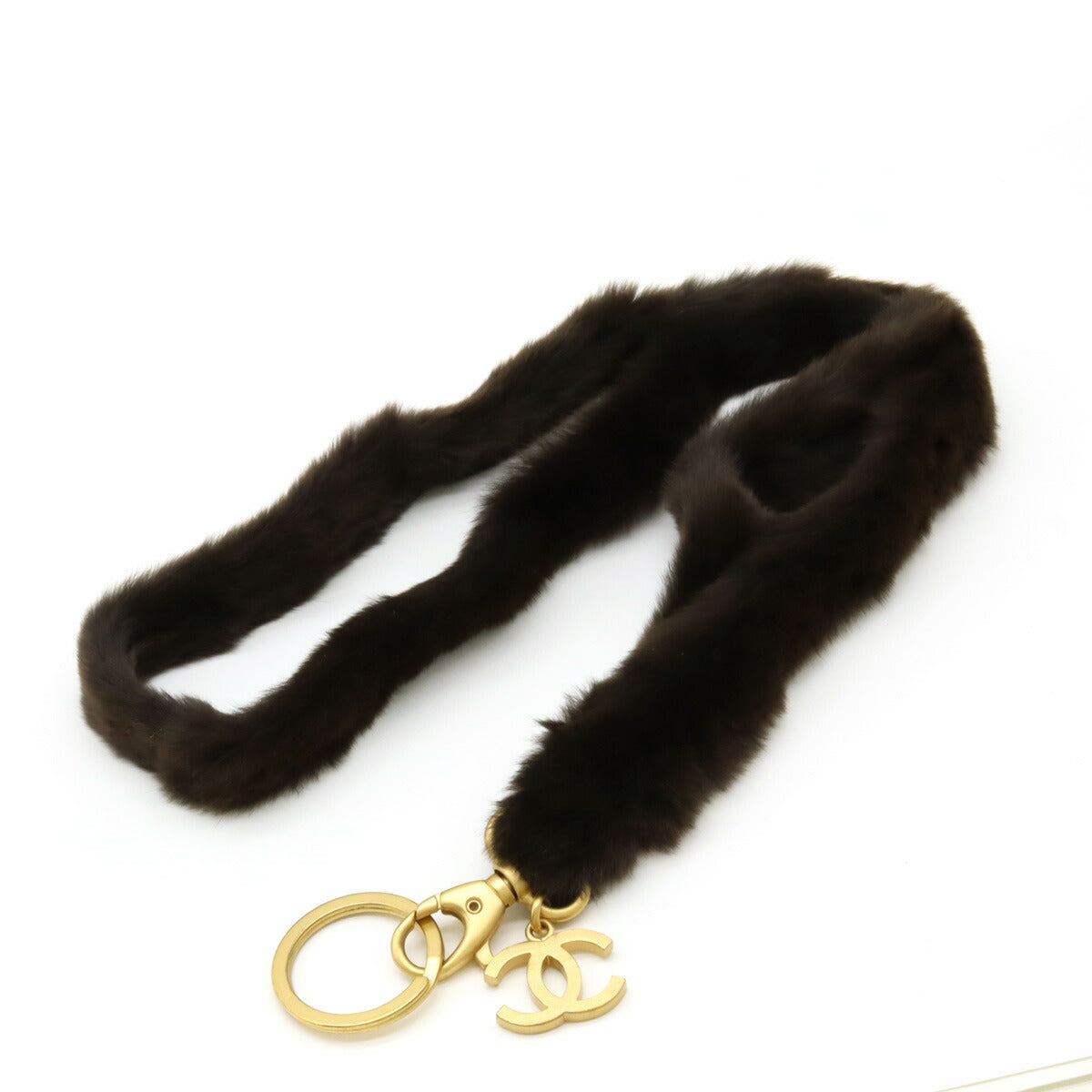 Chanel Neck Strap Weasel Fur Neck Strap