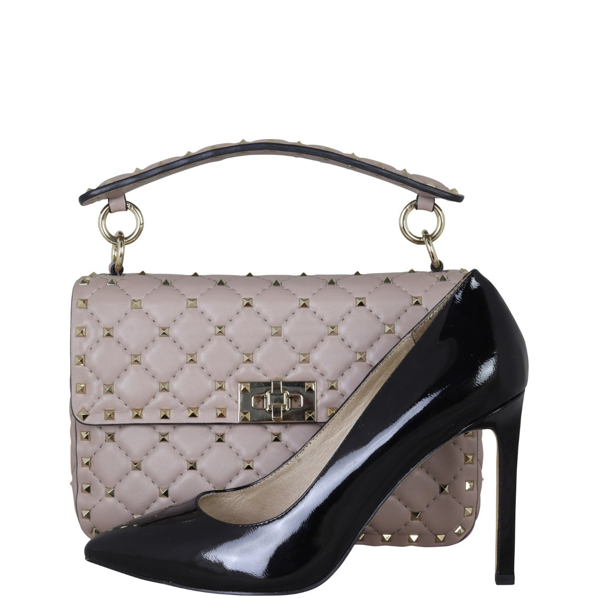 Valentino Rockstud Spike Medium Shoulder Bag
