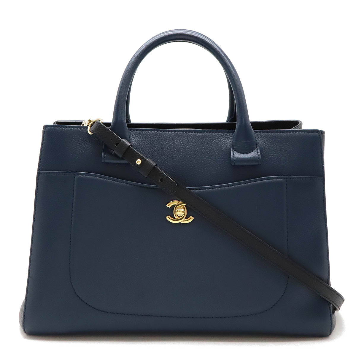 Chanel Neo Executive Line Leather 2way Handbag