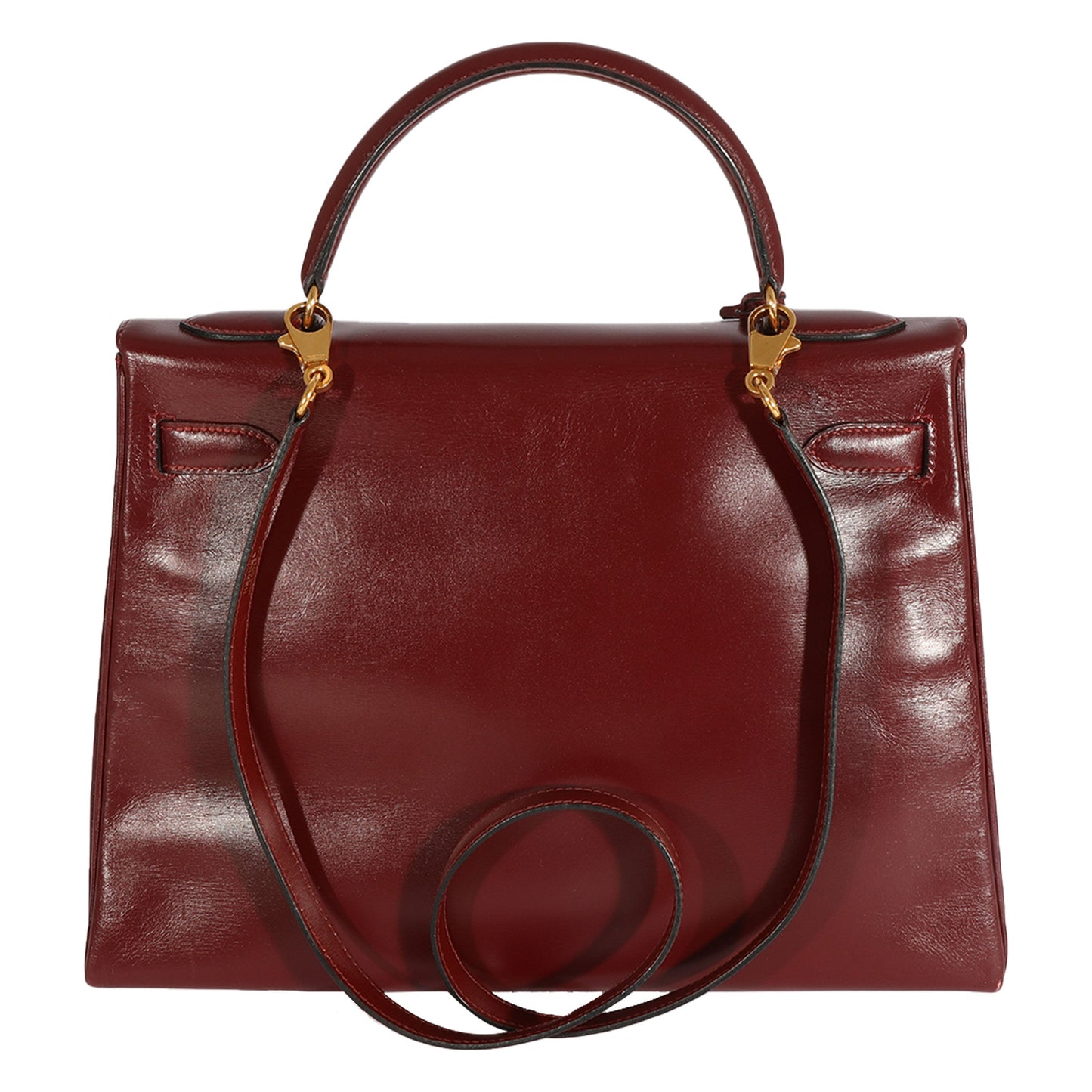 Hermes Kelly 32   Bordeaux Box