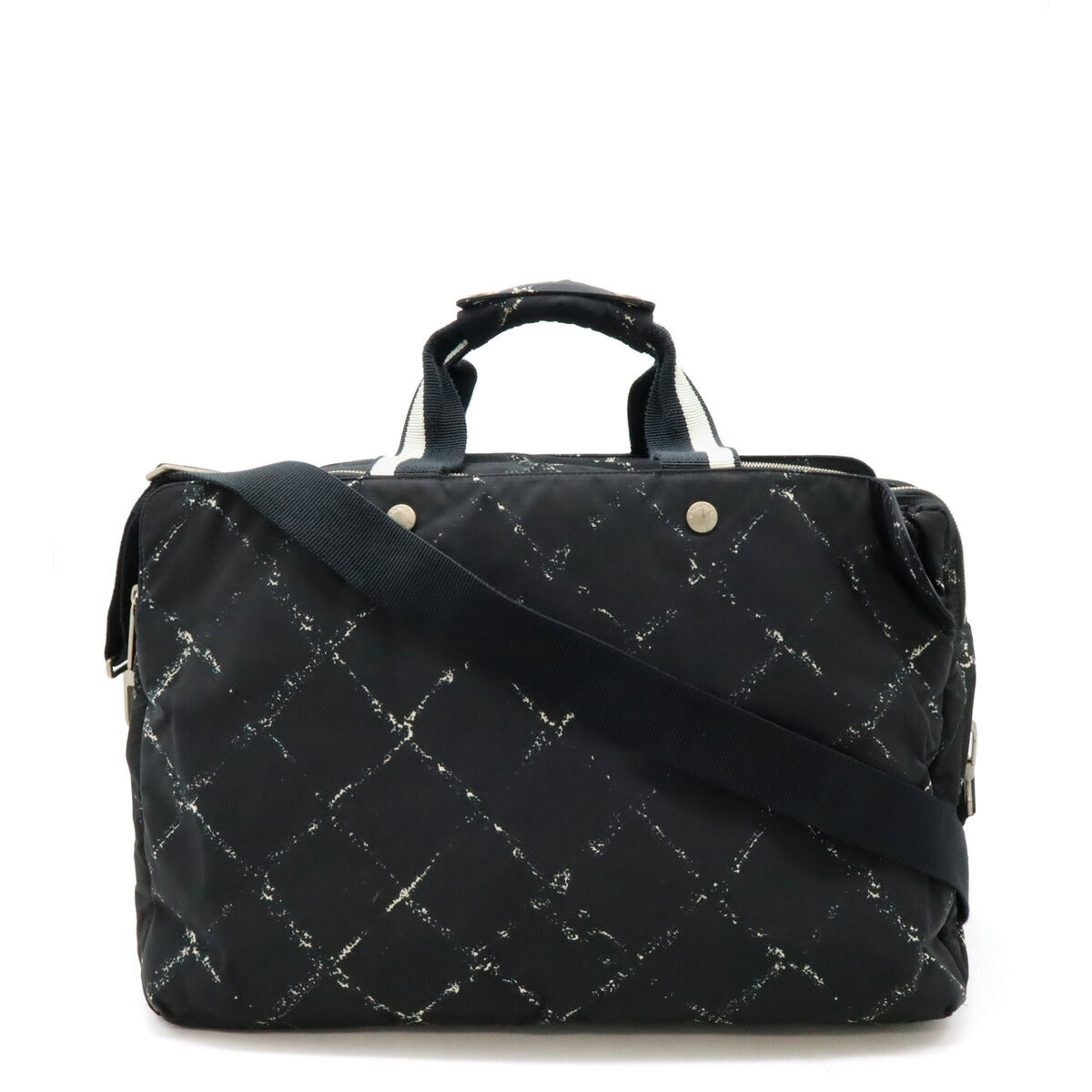 Chanel Nylon Travel Line 2way Boston Bag