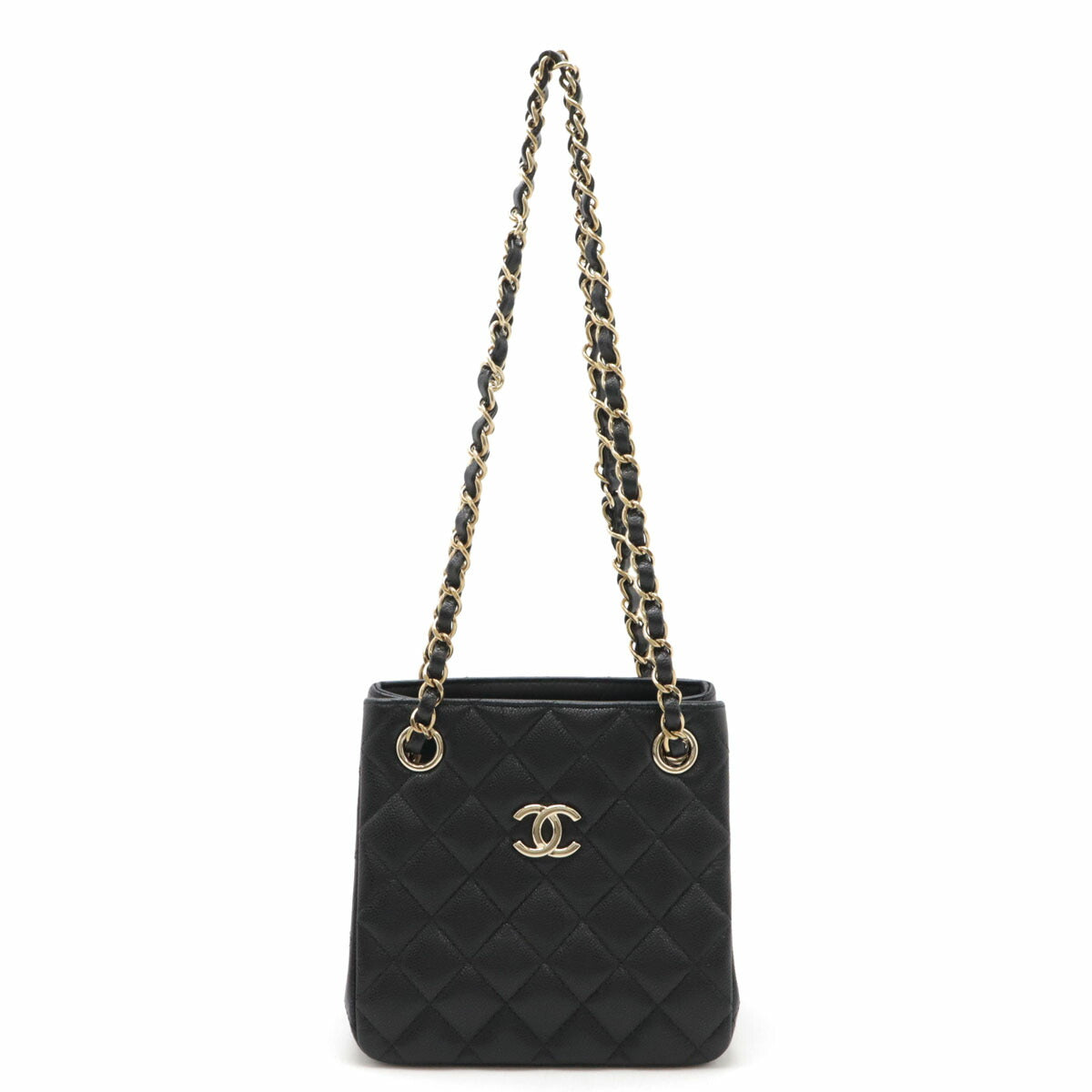 Chanel Matelassé Caviar Leather Shoulder Bag