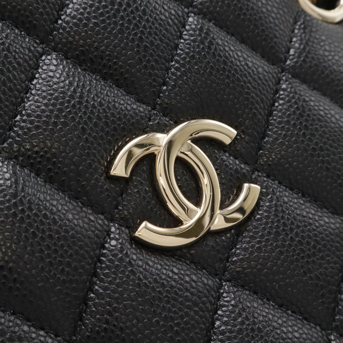Chanel Matelassé Caviar Leather Shoulder Bag